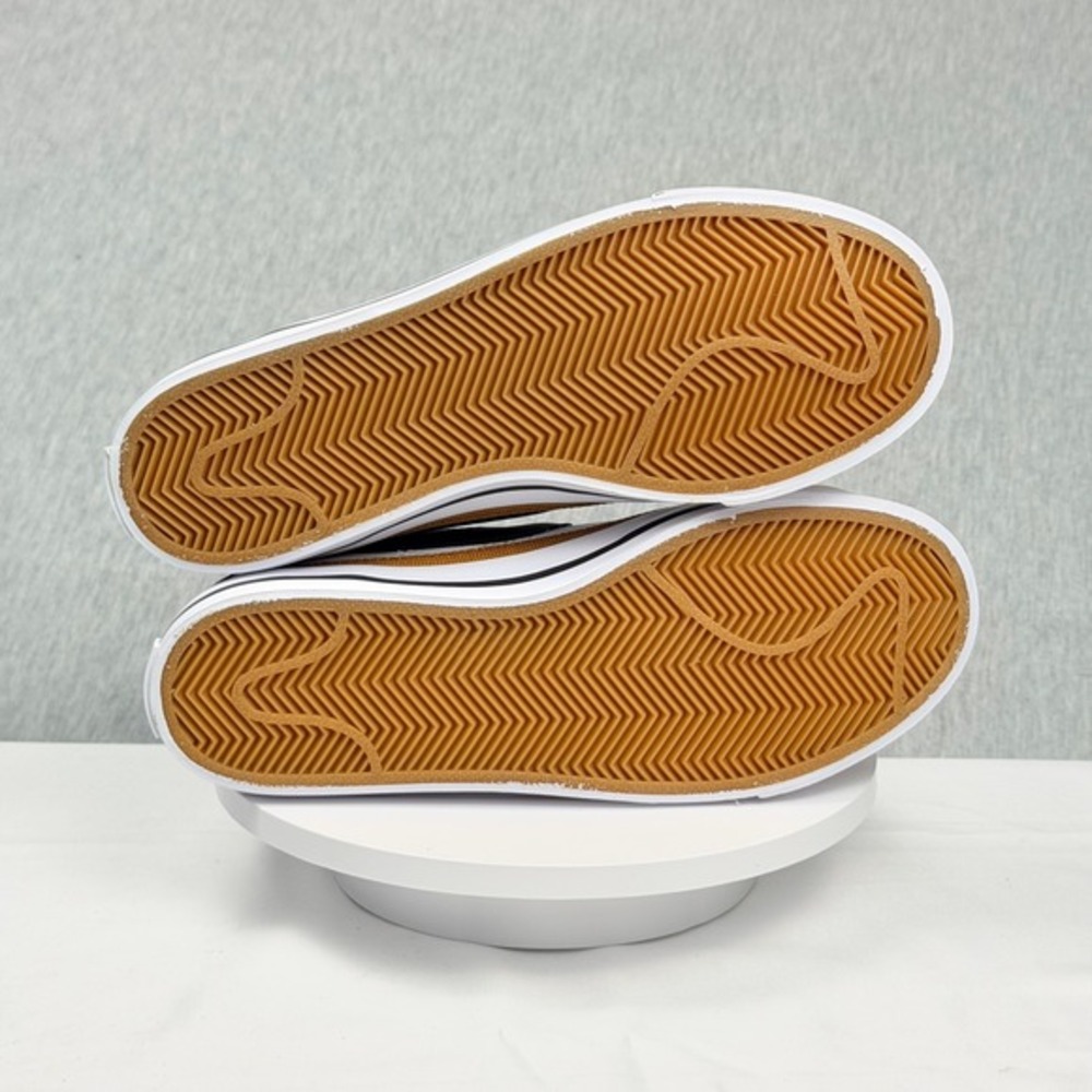 Nike Court Legacy White Black Brown Leather Sneakers DA5380-102 Kids Size 5Y‎ - Picture 6 of 9